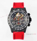 AAA Swiss Replica Rolex Daytona 4130 Skeleton Carbon Fiber Watches 40mm